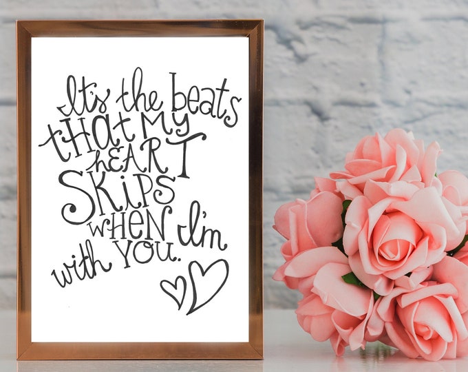 Crazy in Love | Lyrics Print