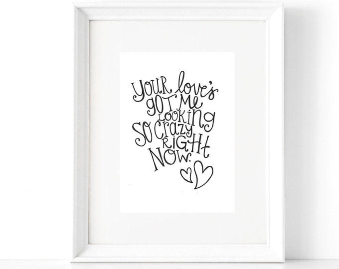 Crazy in Love 2 | Lyrics Print