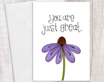 You are Just Great | Greeting Card