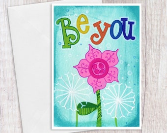 BE YOU | Wenskaart