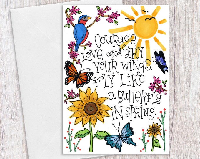 Courage | Greeting Card