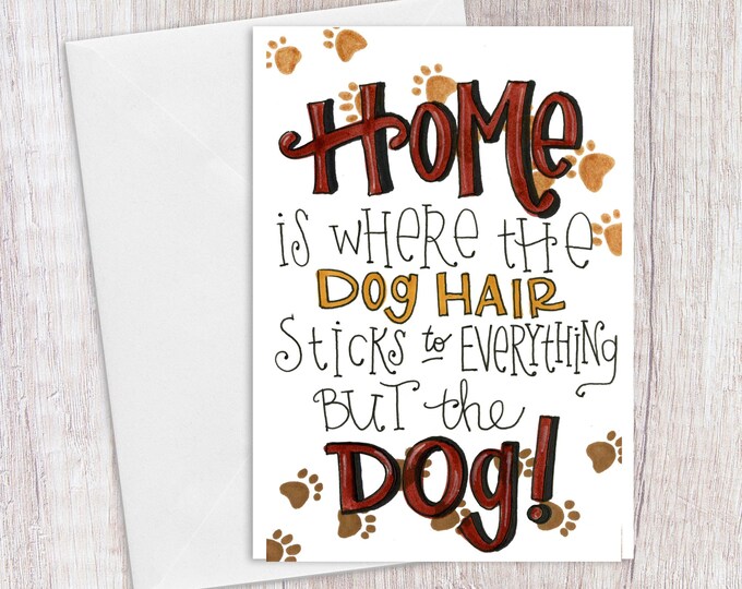 Dog Hair | Greeting Card