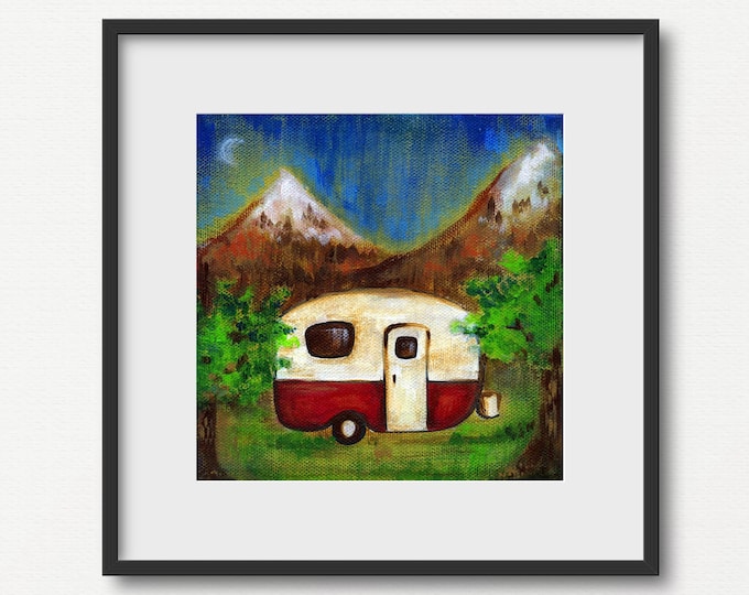 Vintage Camper | Print