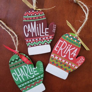 Personalized Handpainted Ornament Sweater Cutout image 3