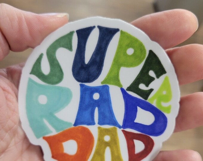 Super Rad Dad | Vinyl Sticker