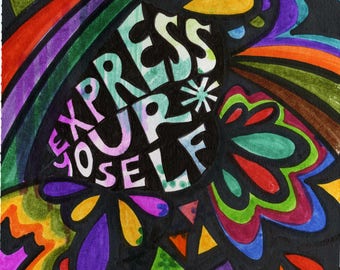 Express Yourself | Greeting Card