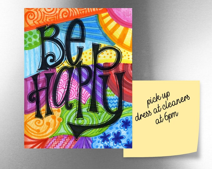 BE Happy | JUMBO magnet