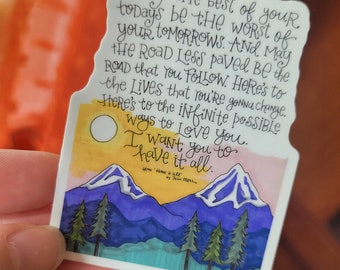 Jason Mraz | Have it All | Vinyl Sticker