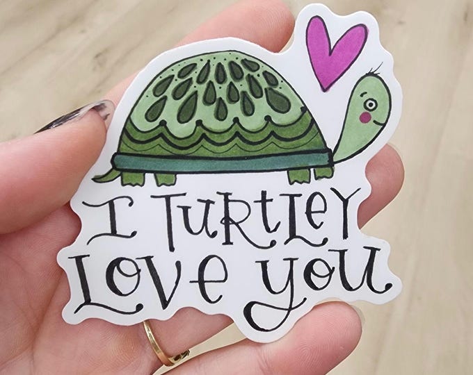I Turtley Love You | Vinyl Sticker