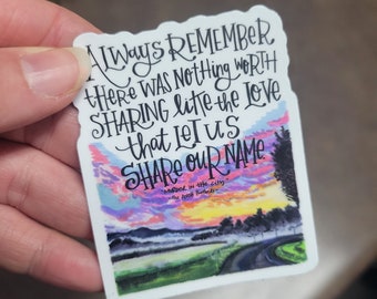 Avett Brothers | Murder in the City | Vinyl Sticker