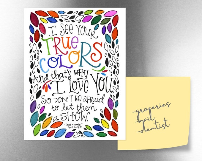 True Colors | JUMBO Magnet