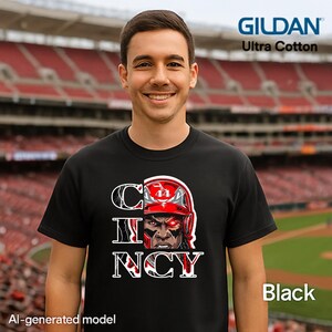 Cincinnati Baseball Fan T-Shirt, Father's Day Cincinnati Shirt, Gift for Cincinnati Baseball Fan, Kids Cincinnati Baseball tshirt