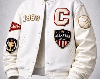 Personalized Varsity Jacket Custom Letterman Jacket With Name Logo & Patches, Custom College Bomber Jacket, Streetwear Team Jacket