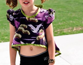 Jade’s Crop Top sz 2T-16 years