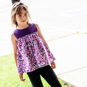 Katie's Crop Top 2T - 12 Years PDF Pattern - Etsy