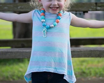 Genevieve's Summer Scoop Tank Top 2T-12yrs PDF Pattern