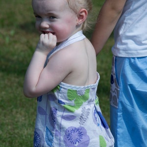 Kaylyn's Button Up Halter Top - PDF Pattern Sizes 2T-12 years