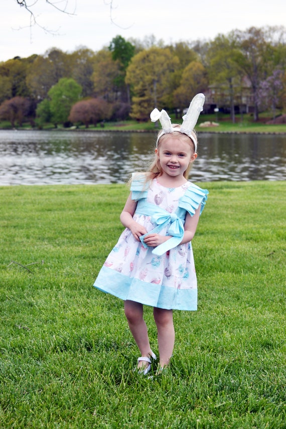 strapless open back dress Fun Alice Tea Party Dress,2T to 7t. 3T main image 1