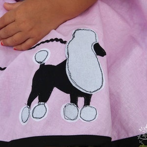 Betty's Sock Hop Poodle Skirt PDF Pattern 2T 16years image 5