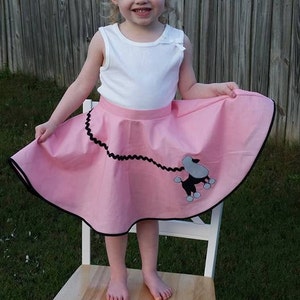 Betty's Sock Hop Poodle Skirt PDF Pattern 2T 16years image 2