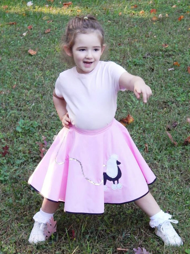 Betty's Sock Hop Poodle Skirt PDF Pattern 2T 16years image 4