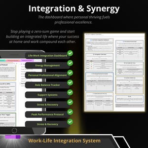 OneNote Planner 2027-2029 – Executive Life OS, Work-Life Integration (Digital Download) image 13