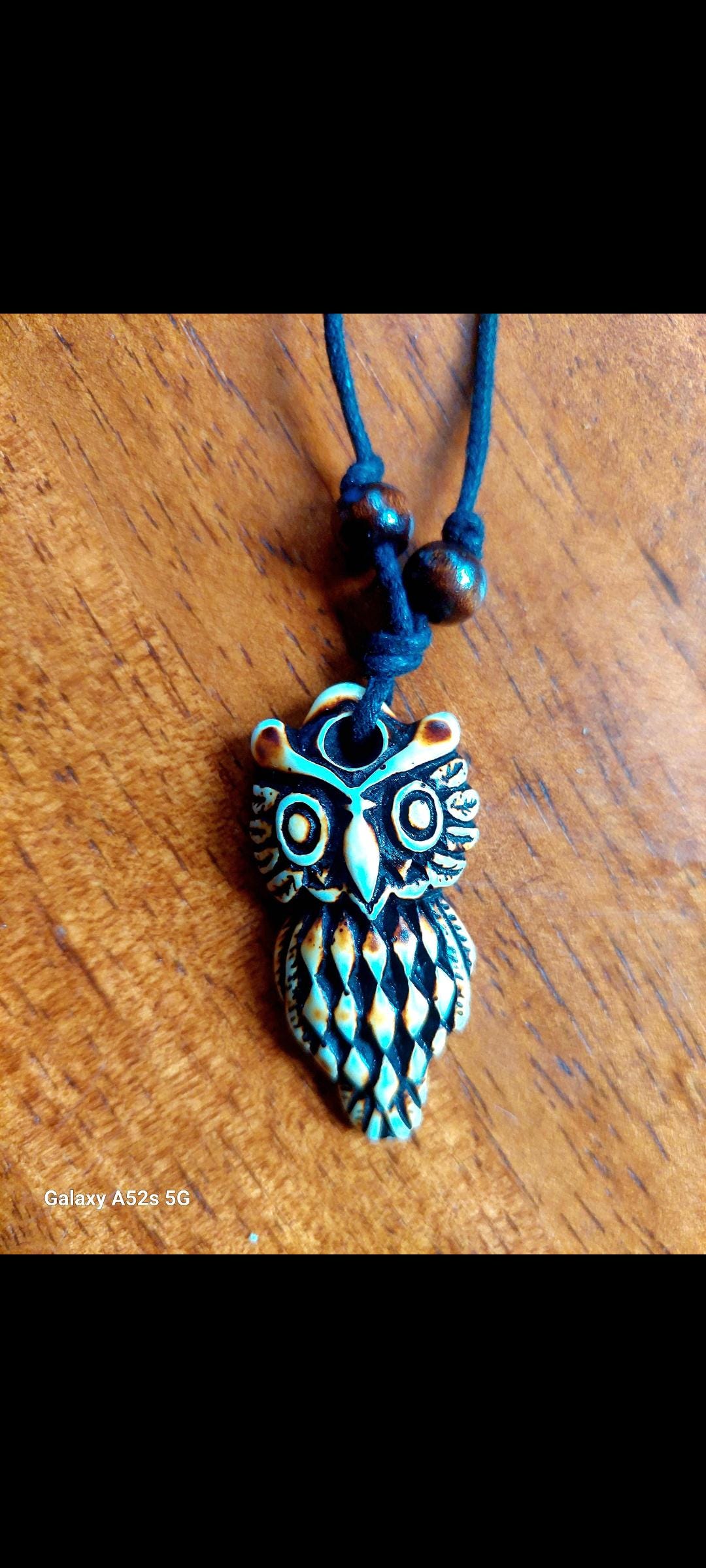 Handmade Resin Owl Amulet Necklace: Witchcraft Totem Jewelry