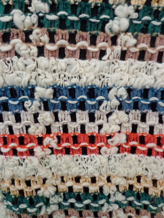 BUMPY Striped Sheer Knit Vintage 1980's NOS Women… - image 5