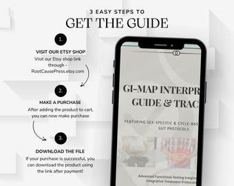 GI-MAP Tolkningsguide Tracker | Tarmhälsa och hormonprotokoll | Avancerade funktionella testinsikter | Hälsofix digital PDF-nedladdning