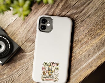 Got Epi! Adrenalin autoinjektor telefonskal | Allergimedvetenhet, söt medicinsk tecknad film