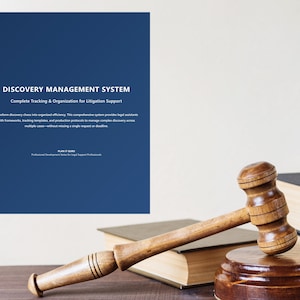 Rechtshilfe Discovery Mangement System + E-Discovery | Prozessverfolgung Vorlagen (PDF)