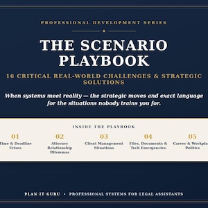 Paralegal Difficult Conversations Guide | Legal Assistant Scripts for Attorney Conflicts, Angry Clients & Workplace Problems | PDF Download