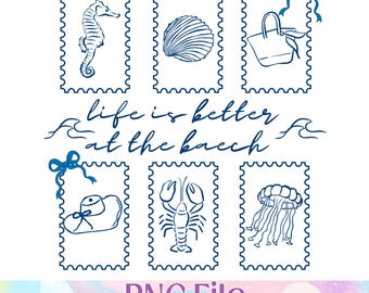 La vida es mejor en la playa png, vida costera png, chica costera, png costero, coqueta costera, playa coqueta, playa preppy, verano de moda