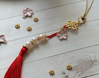 韓服の蝶のタッセルノリゲ 韓国の伝統的なドレスアクセサリー 노리개