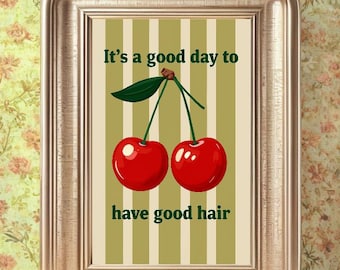 hairstylist / hair salon decor / hair salon wall art / digital downloads / hair salon sign