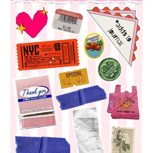 Add to Journal Sticker Sheet – For Junk Journals, Planners, Scrapbooks & creative.