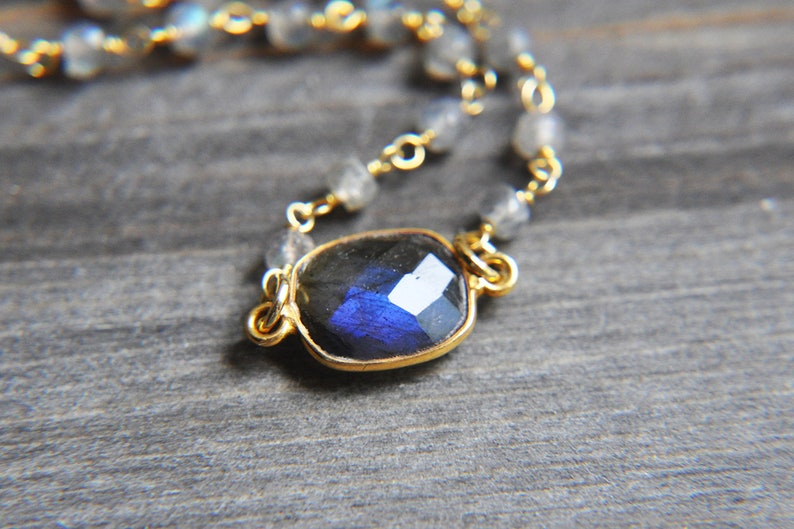 Stone Necklace Labradorite Jewelry Flash Labradorite Labradorite Necklace Labradorite Choker Raw Stone Necklace Natural Stone Boho
