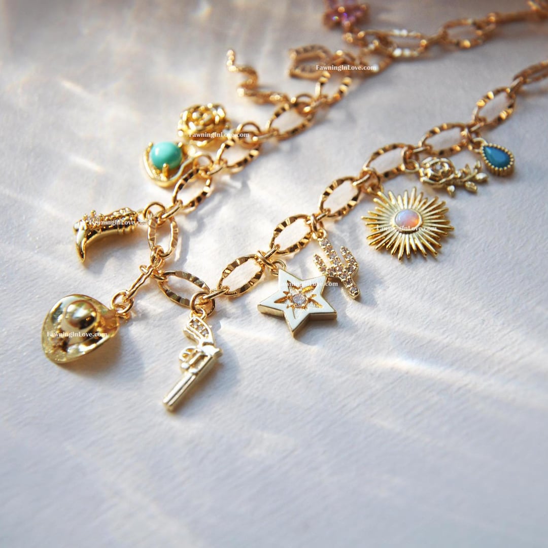 Wild West Charm Scarf Necklace