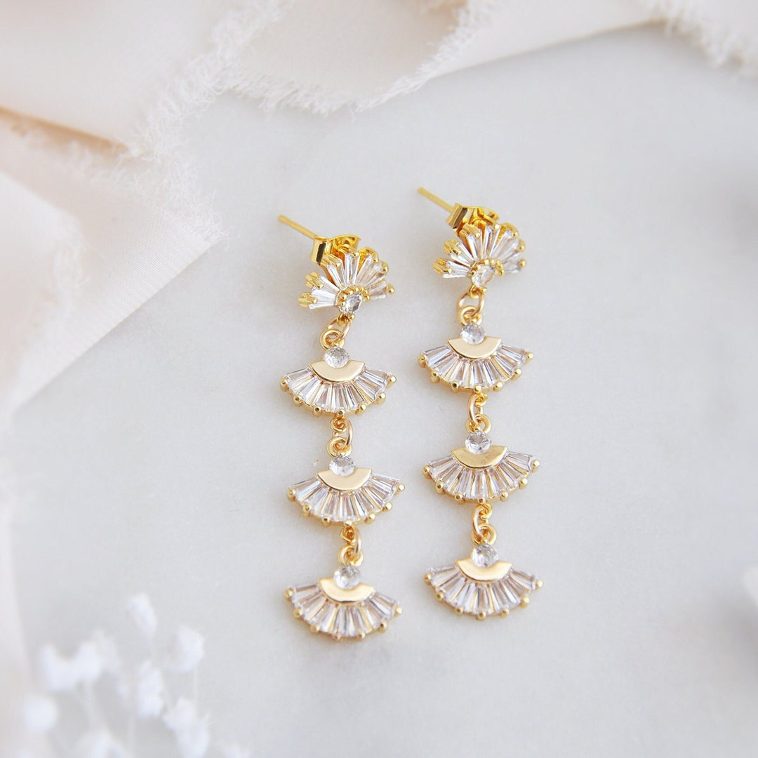 Photo inspiration: Fresh Look at Art Deco Earrings Boho Bridal Earrings Drop Earrings Vintage Style