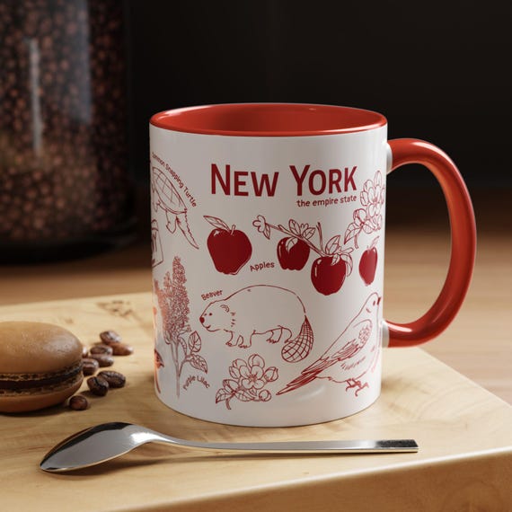 Mug, New York Travel Coffee Cup, Big Apple City Skyline Tea Mug, Empire  State Coffee Mug, NYC Souvenir Cup, Statue of Liberty Ceramic Mug