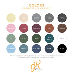 Georgia Original Art Comfort Colors® 1717 T-shirt unisexe teint en pièce, ambiance décontractée du Sud, t-shirt en coton doux, motif pêche de Géorgie image 9
