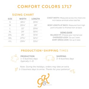 Georgia Original Art Comfort Colors® 1717 T-shirt unisexe teint en pièce, ambiance décontractée du Sud, t-shirt en coton doux, motif pêche de Géorgie image 10