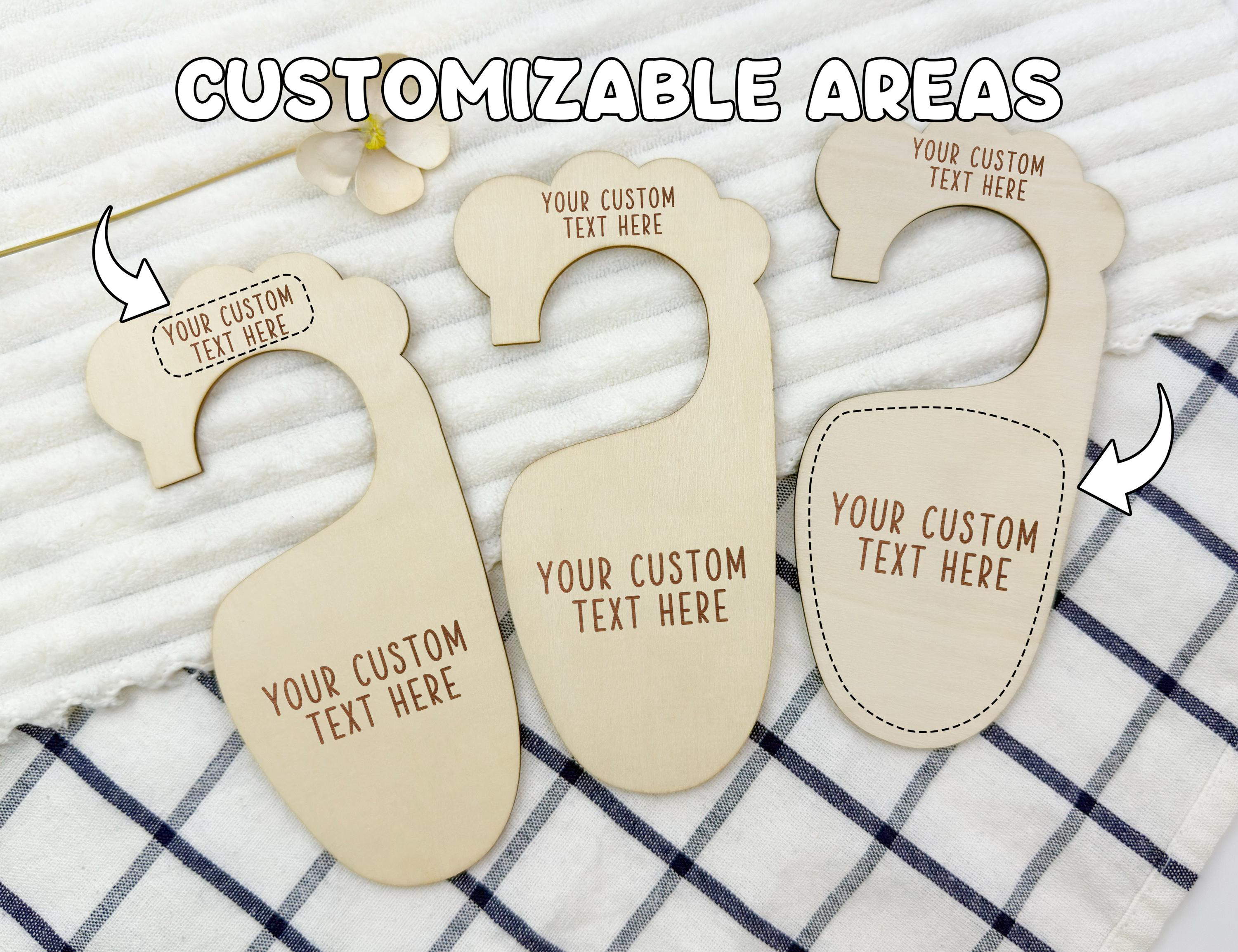 Eco-friendly Clothing Organizers/Sustainable Closet Dividers/Customized Wooden Closet Signs/Elegant Clothes Hungers/Decorative Baby Hangers