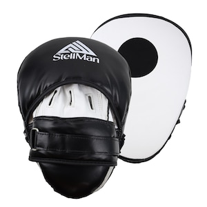 StellMan Boxing Focus Mitts Training Pads for MMA Muay Thai Kickboxing Punching Practice Hand Target Curved Sparring Gear Standard Size