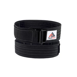 Ceinture d'haltérophilie en nylon StellMan pour salle de sport, dynamophilie et crossfit, soutien du dos réglable, ceinture robuste - tailles M, L et XL, équipement de gymnastique