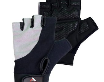Gym Gloves with Wrist Support: Padded Palm, Fitness Training