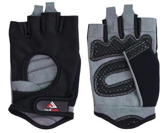 Half Finger Workout Gloves: Grip Padding, Fitness & Cycling