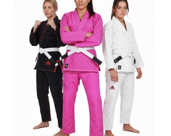 Gi BJJ Stellman pour femme - Costume de jiu-jitsu brésilien - Plusieurs couleurs