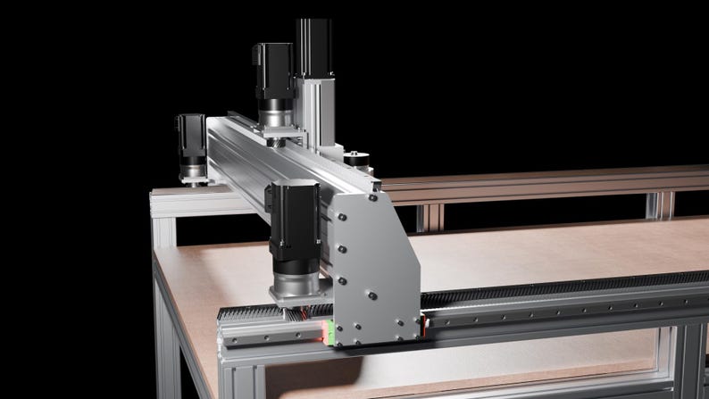 CNC Router Complete Project Files. 4X8 /3d Model/ Dxf/ Stl/ Pdf ...
