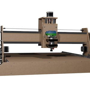 MDF CNC Router milling machine complete project Files.